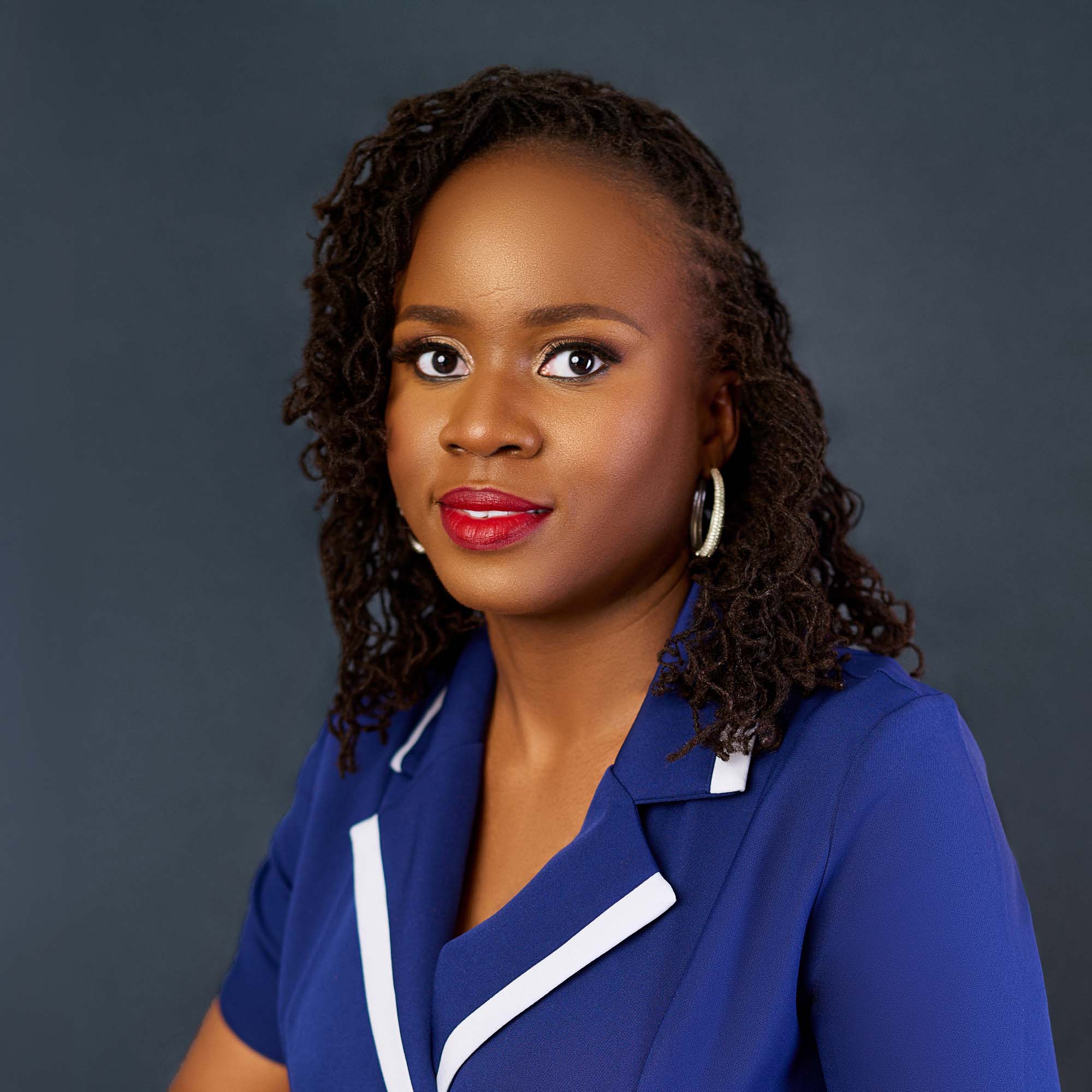 Bimbo Ogunsola headshot, profile view